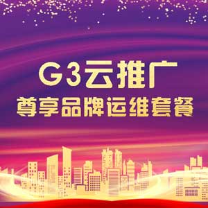 G3云推广尊享品牌运维套餐